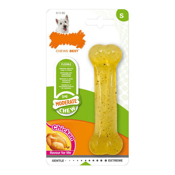 Žvečilna igrača za pse Nylabone Moderate Chew Velikost S Piščanec Termoplastična