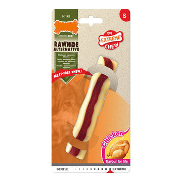 Žvečilna igrača za pse Nylabone Extreme Chew Roll	Rawhide Velikost S Piščanec Najlon