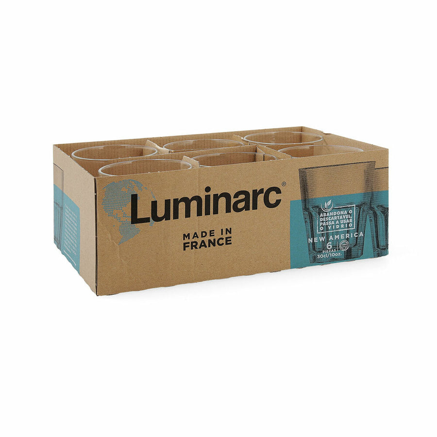 Kozarec Luminarc New America Prozorno Steklo (30 cl) (Pack 6x)