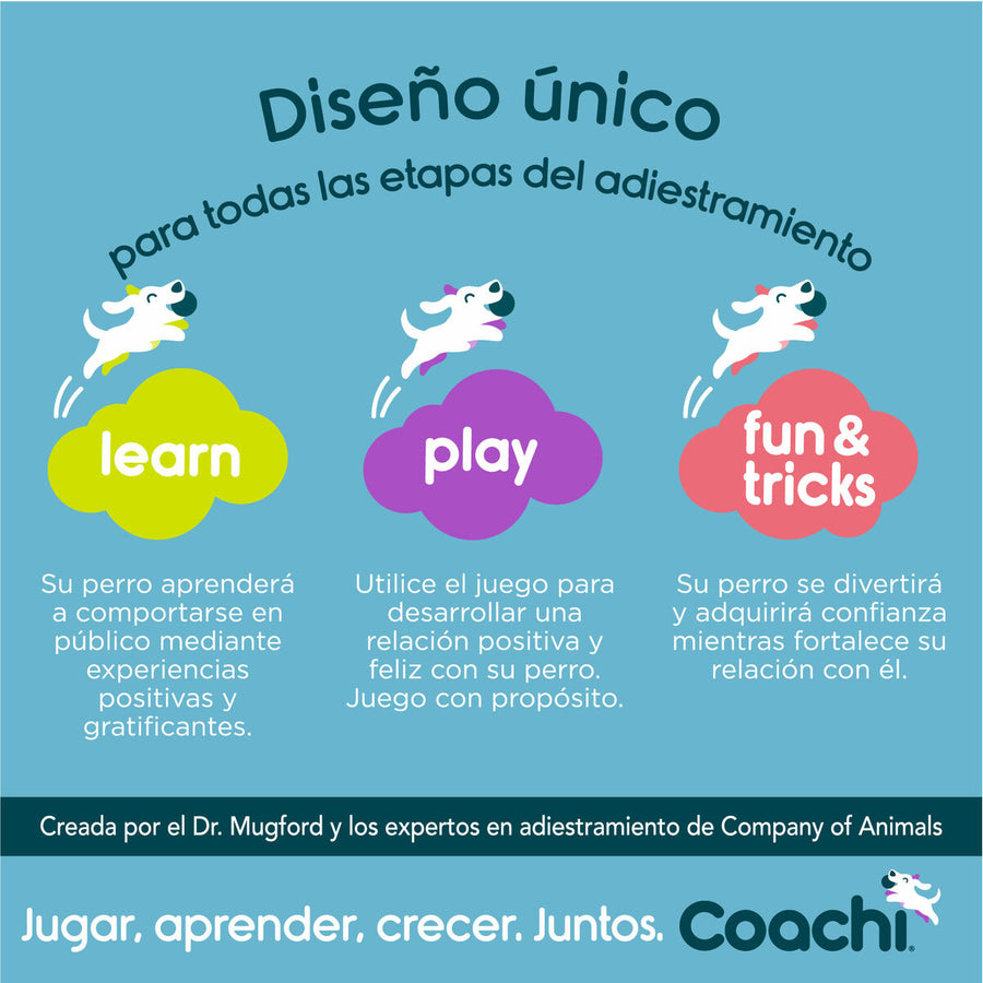 Training toy Coachi CHASE & TREAT Modra