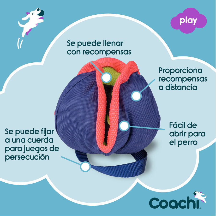 Training toy Coachi CHASE & TREAT Modra