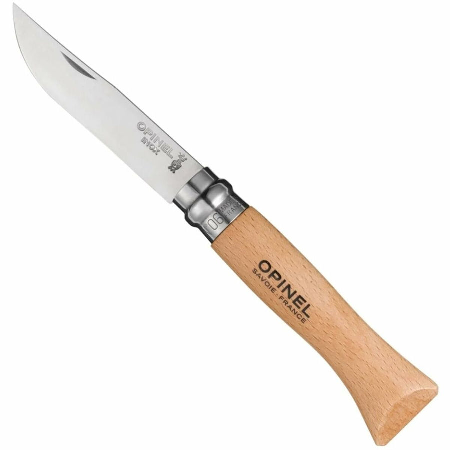 Žepni Nož Opinel Nº6 7 cm Nerjaveče jeklo les bukve