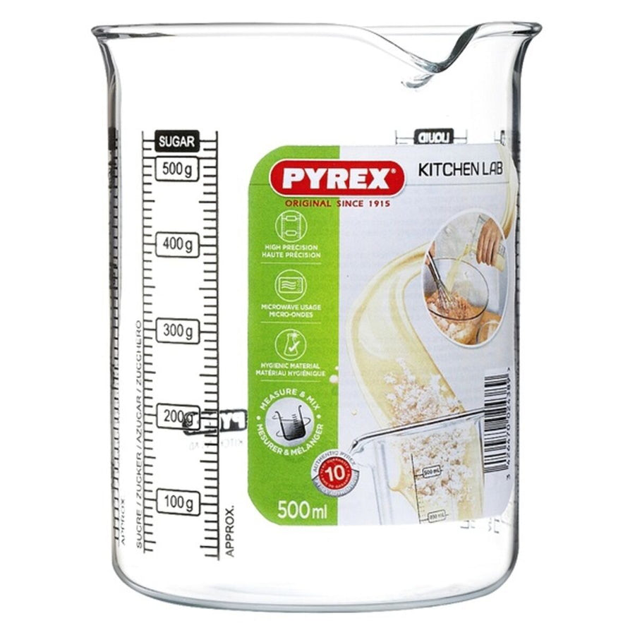 Merilni kozarec Pyrex Kitchen Lab Steklo