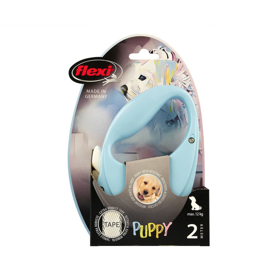 Pasji svinec Flexi Puppy 2 m Modra