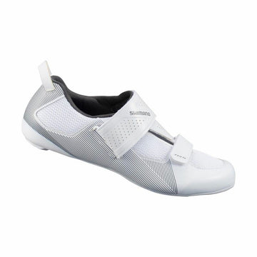 Kolesarski čevlji Shimano Tri TR501 Bela Bela/Siva
