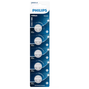Litijske Gumb Baterije Philips CR2025P5/01B 3 V