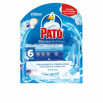 Toilet air freshener Pato Discos Activos Morski 6 kosov Razkužilo