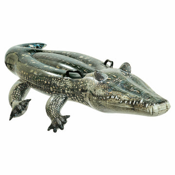 Napihljiva figura za v bazen Intex Siva _227926 Krokodil