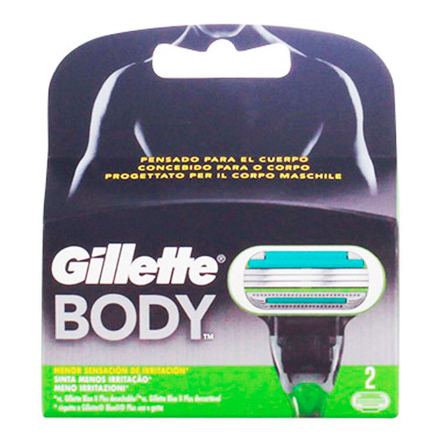 Britvice za britje Body Gillette Body (2 uds) (2 kosov)