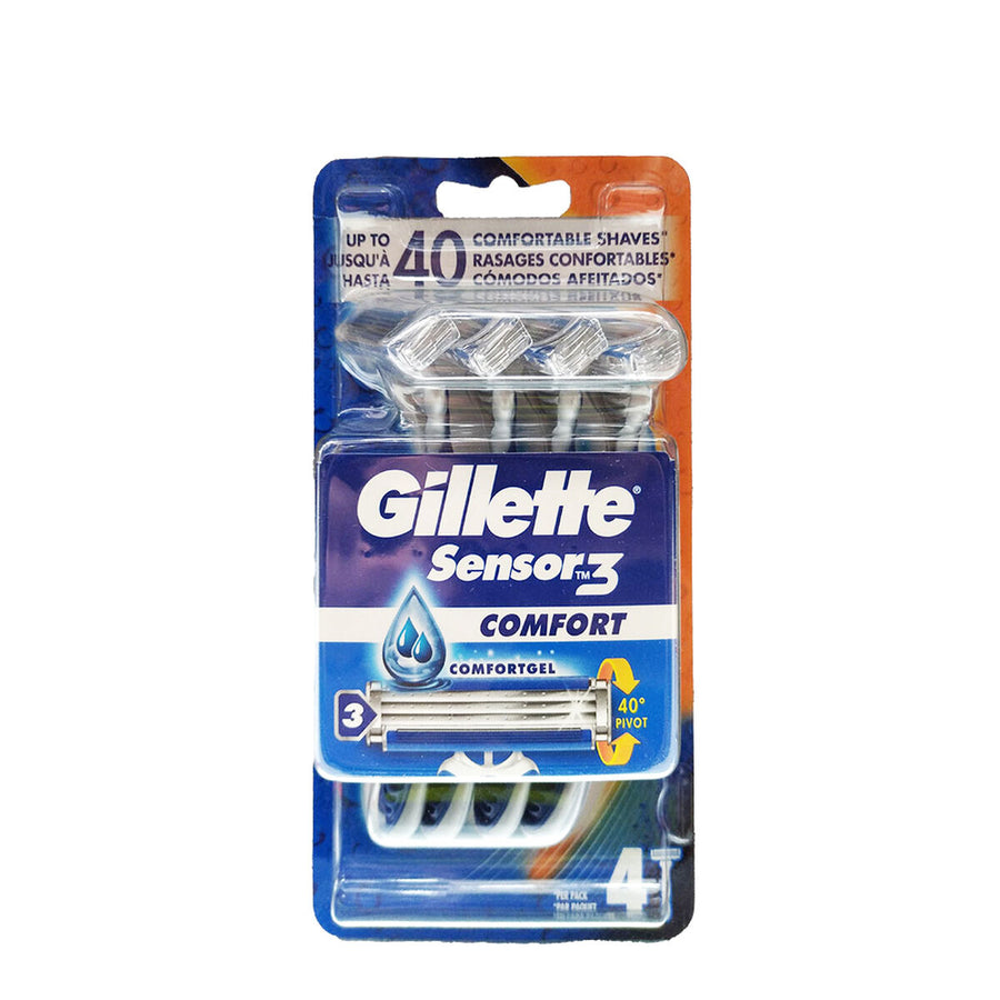 Brivnik Gillette Sensor 3 Confort (4 kosov)