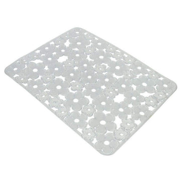 Odcejalnik za Umivalnik Metaltex Pravokoten PVC Prosojni (30 x 40 cm)