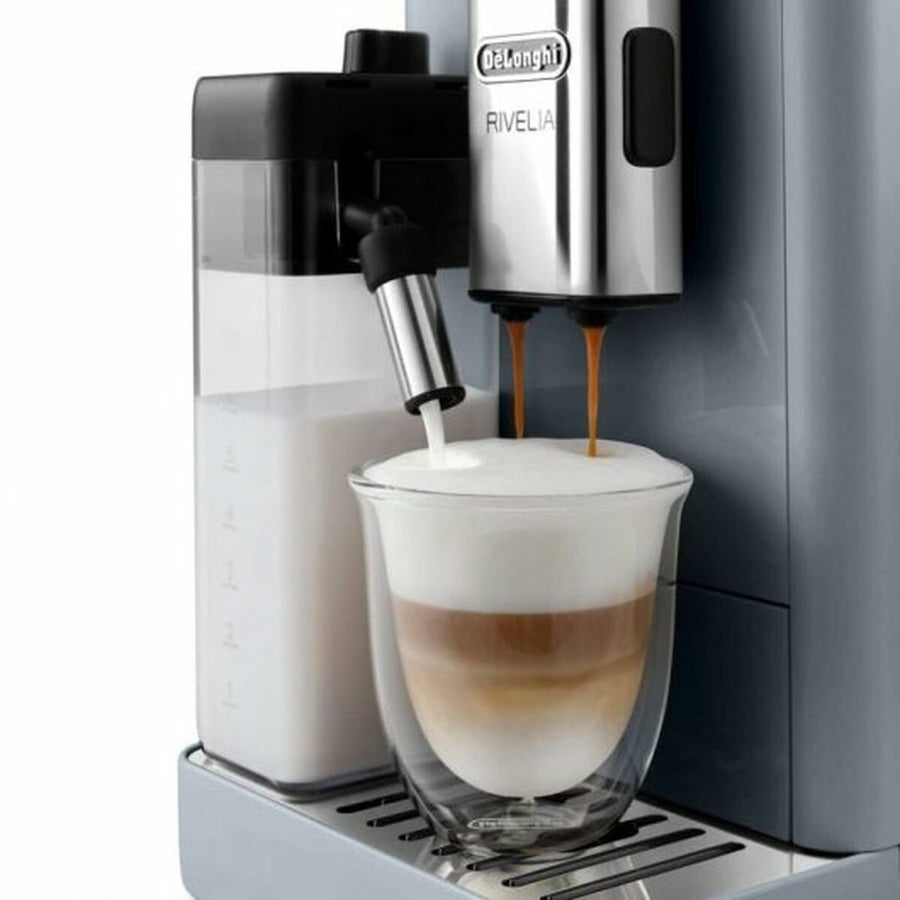 Superavtomatski aparat za kavo DeLonghi Rivelia EXAM440.55.G Siva 1450 W