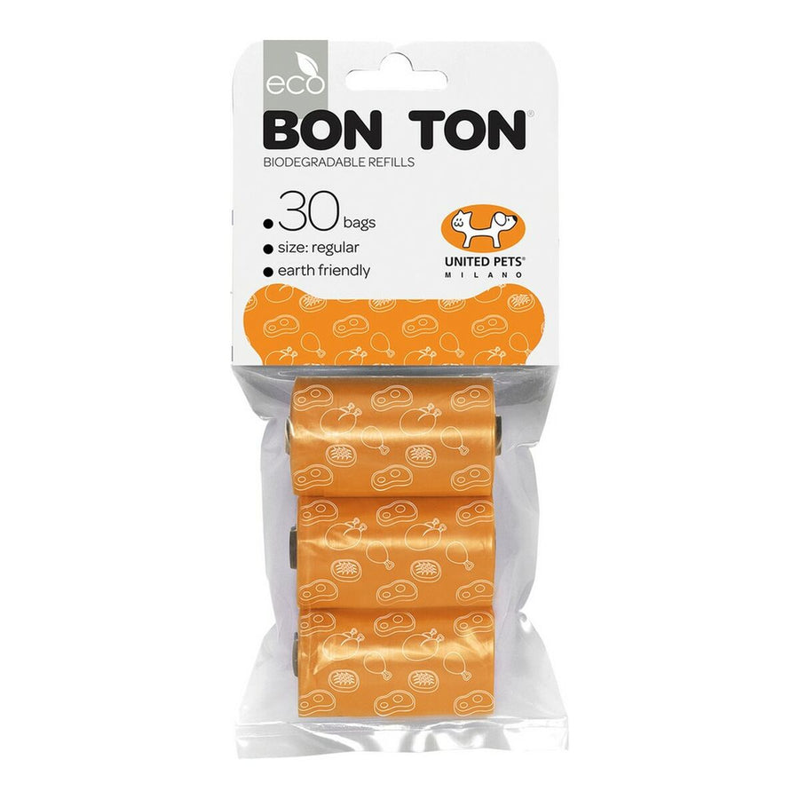 Higienske vrečke United Pets Bon Ton Regular Pes Oranžna (3 x 10 uds)