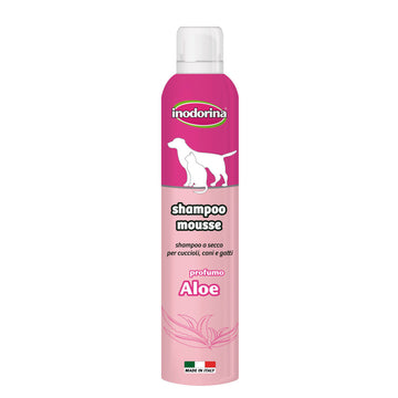 Šampon za hišne ljubljenčke Inodorina 300 ml Pena Aloe vero