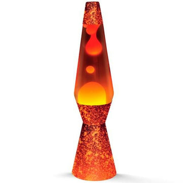 Svetilka Lava iTotal Rdeča Oranžna Kristal Plastika 40 cm
