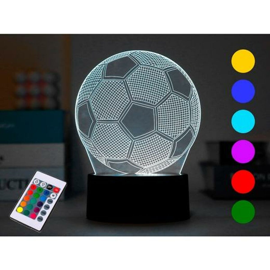LED svetilka iTotal Football 3D Pisana