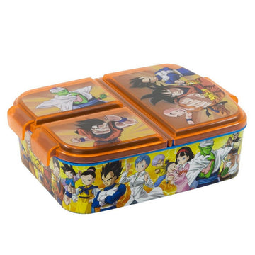 Škatla za hrano z razdelki Dragon Ball 20720 (6,7 x 16,5 x 19,5 cm)