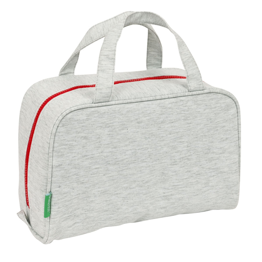 Toaletna torbica za šolo Benetton Pop Siva (31 x 14 x 19 cm)