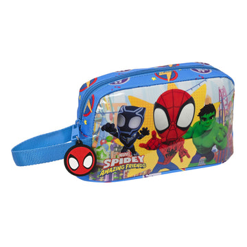 Termična škatla za kosilo Spider-Man Team up Modra 21.5 x 12 x 6.5 cm