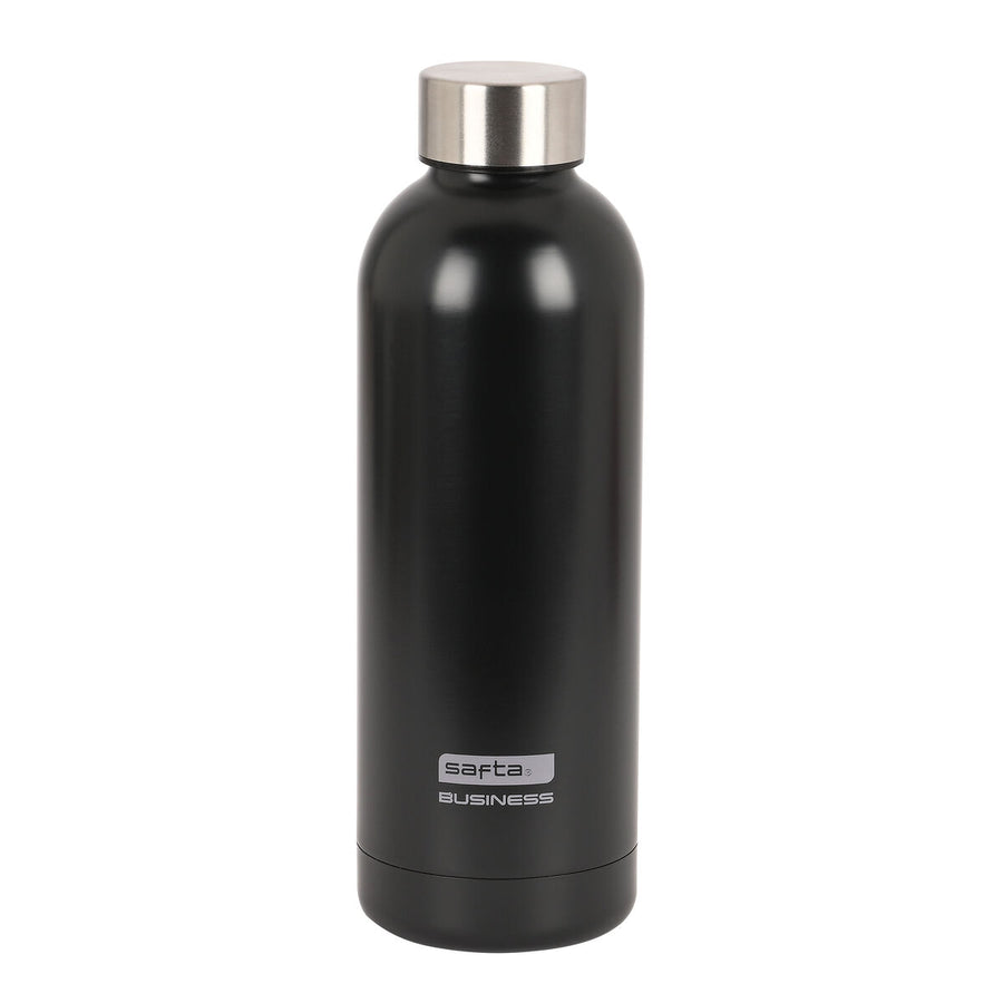 Termična Steklenice od Nerjavečega Jekla Safta Black 500 ml Črna