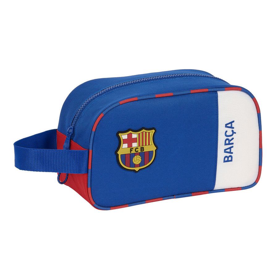 Toaletna torbica za šolo F.C. Barcelona Modra Granatna Športni 26 x 15 x 12 cm