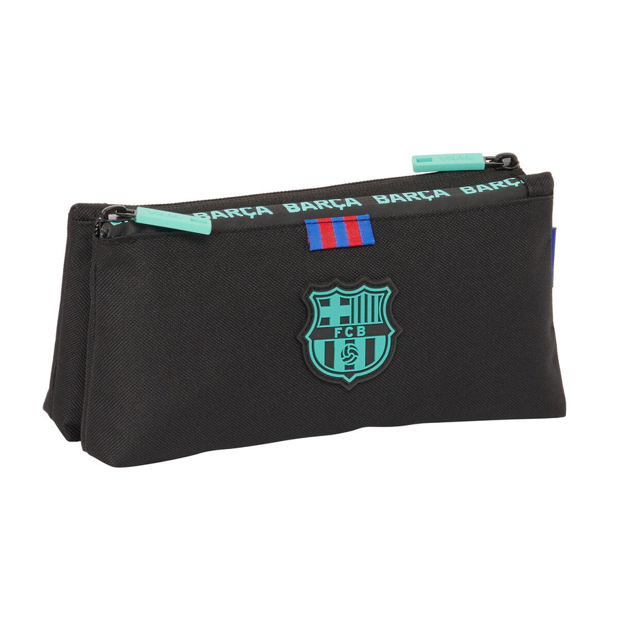 Toaletna torbica za šolo F.C. Barcelona Črna Športni 22 x 10 x 8 cm