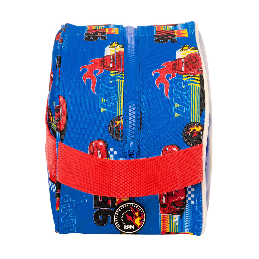 Toaletna torbica za šolo Cars Race ready Modra 26 x 15 x 12 cm