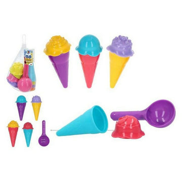 Komplet igrač za na plažo Ice Cream Colorbaby Color Beach (9 pcs)