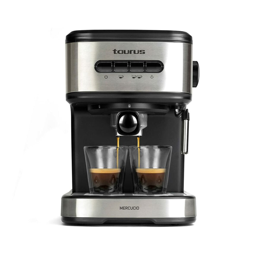 Aparat za Kavo Električni Taurus MERCUCIO Nerjaveče jeklo 850 W 1,5 L Programiran
