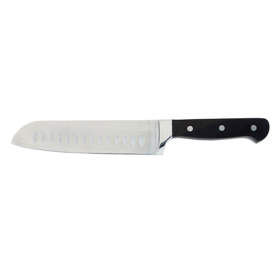 Santoku nož Quid Professional Inox Chef Black Črna Kovina (Pack 6x)
