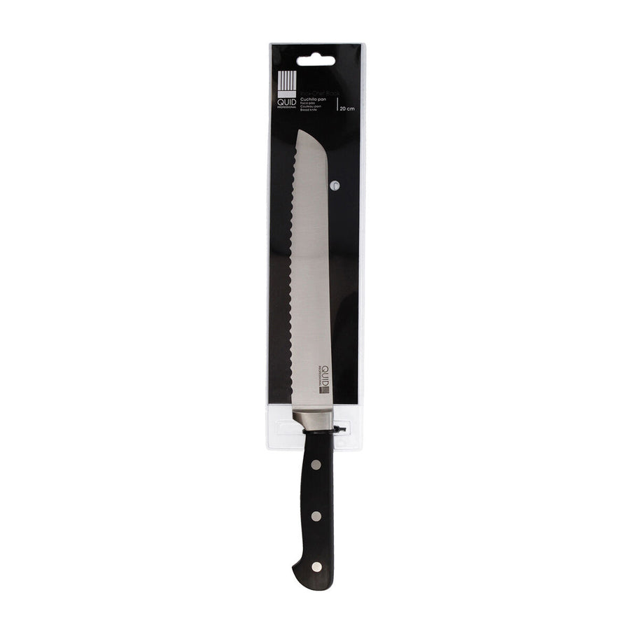 Nož za kruh Quid Professional Inox Chef Black Kovina 20 cm (Pack 6x)