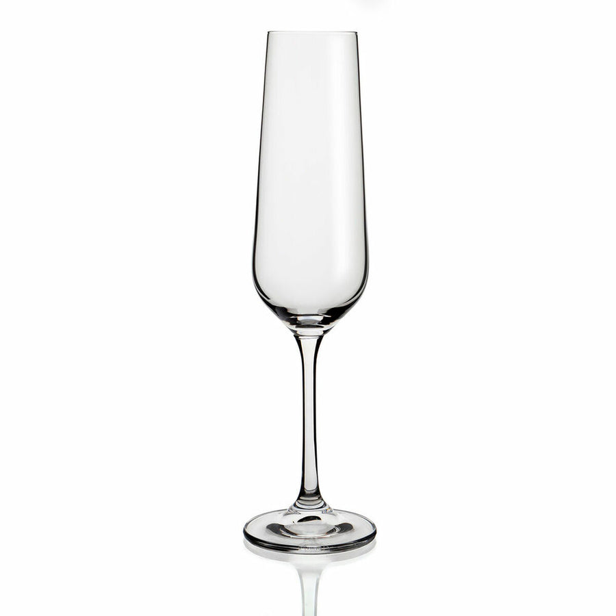 Kozarec za šampanjec Belia Bohemia Prozorno Steklo 6 kosov (20 cl)