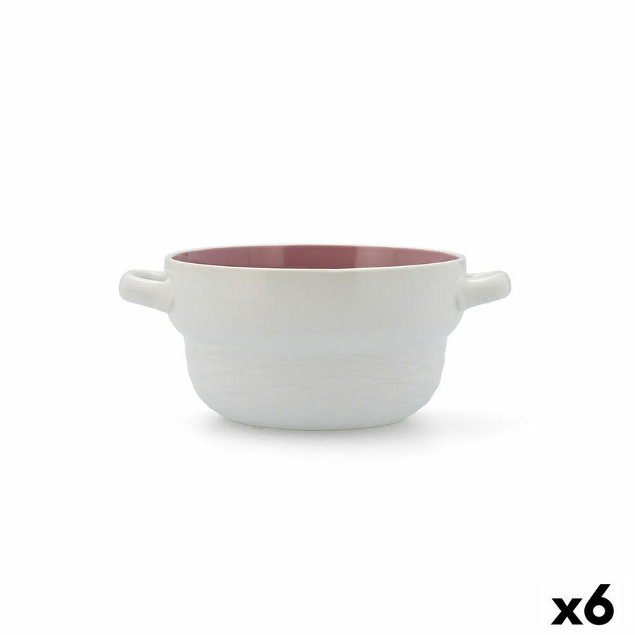 Skleda Quid Vita Peoni Roza Keramika 500 ml (6 kosov) (Pack 6x)