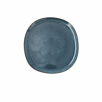 Farfurie Întinsă Bidasoa Ikonic Keramika Modra (20,2 x 19,7 x 1,3 cm) (Pack 6x)