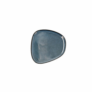 Farfurie Întinsă Bidasoa Ikonic Keramika Modra (14 x 13,6 x 0,8 cm) (Pack 12x)