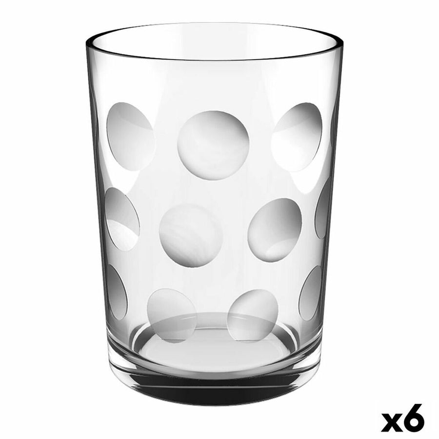 Kozarec Quid Urban Circles Prozorno Steklo (36 cl) (Pack 6x)
