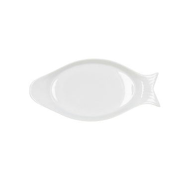 Servirni krožnik Quid Gastro Keramika Bela (32.5 x 15,5 x 2,5 cm) (Pack 6x)