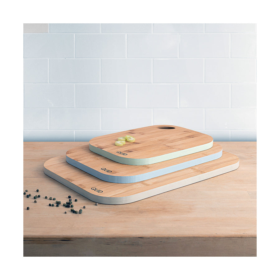 Kuhinjska Deska za Rezanje iz Bambusa Quid Les Zelena (27 x 20 x 1,5 cm)