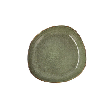 Globok Krožnik Bidasoa Ikonic Keramika Zelena (20,5 x 19,5 cm) (Pack 6x)