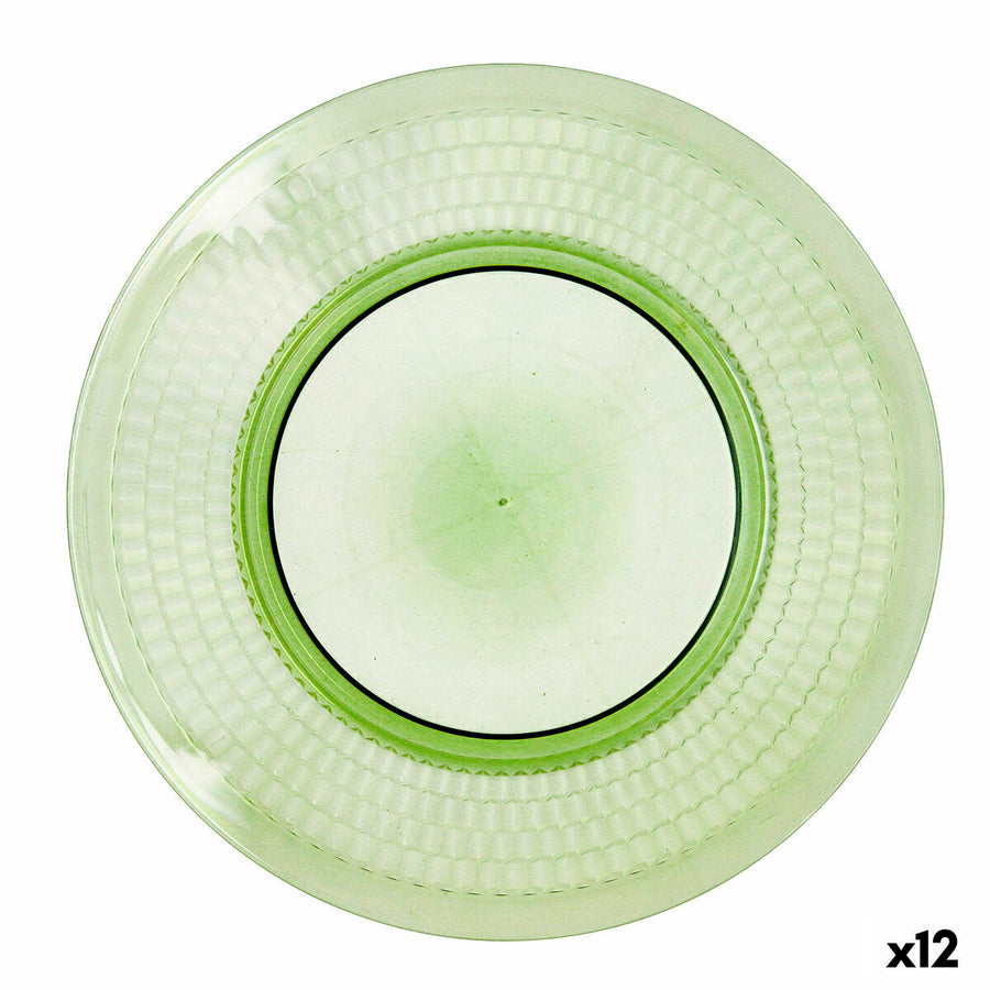 Farfurie Întinsă Quid Viba Zelena Plastika 27 cm Ø 27 cm (12 kosov) (Pack 12x)