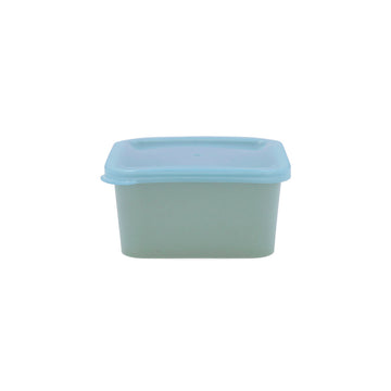 Kvadratna Posoda za Malico s Pokrovom Quid Inspira 430 ml Modra Plastika