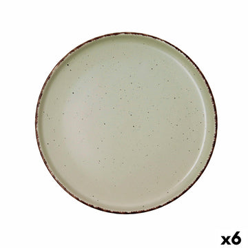 Farfurie Întinsă Quid Duna Zelena Keramika 26,5 x 2,8 cm (6 kosov)