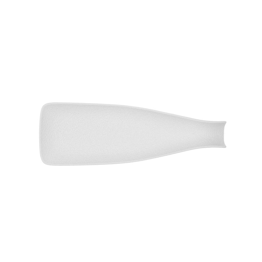 Pladenj za prigrizke Bidasoa Fosil Bela Keramika Aluminijev oksid Steklenica 31 x 10,1 x 4 cm (12 kosov)