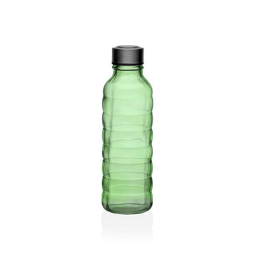 Steklenica Versa 500 ml Zelena Steklo Aluminij 7 x 22,7 x 7 cm