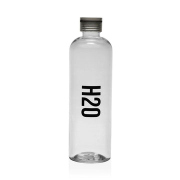 Steklenica z vodo Versa H2o Črna Jeklo polistiren 1,5 L 9 x 29 x 9 cm