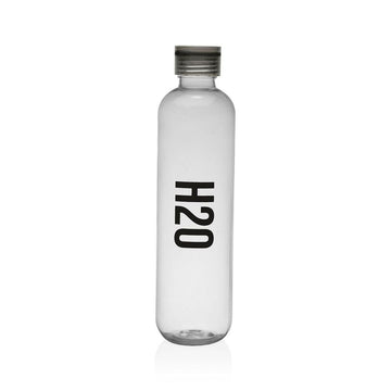 Steklenica z vodo Versa H2o Črna Jeklo polistiren 1 L 9 x 29 x 9 cm