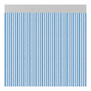 Zavesa Acudam Brescia Vrate Modra Zunanjost PVC Aluminij 90 x 210 cm