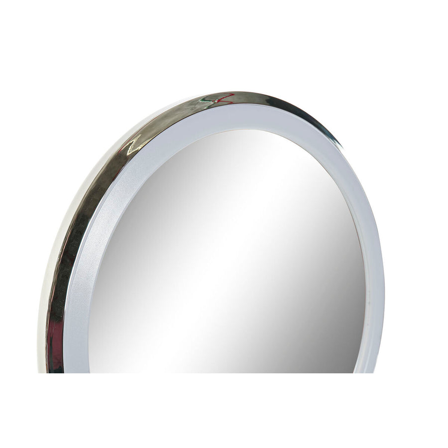 Povečevalno Ogledalo z LED Osvetlitvijo DKD Home Decor 20 x 20 x 33 cm Bela Plastika