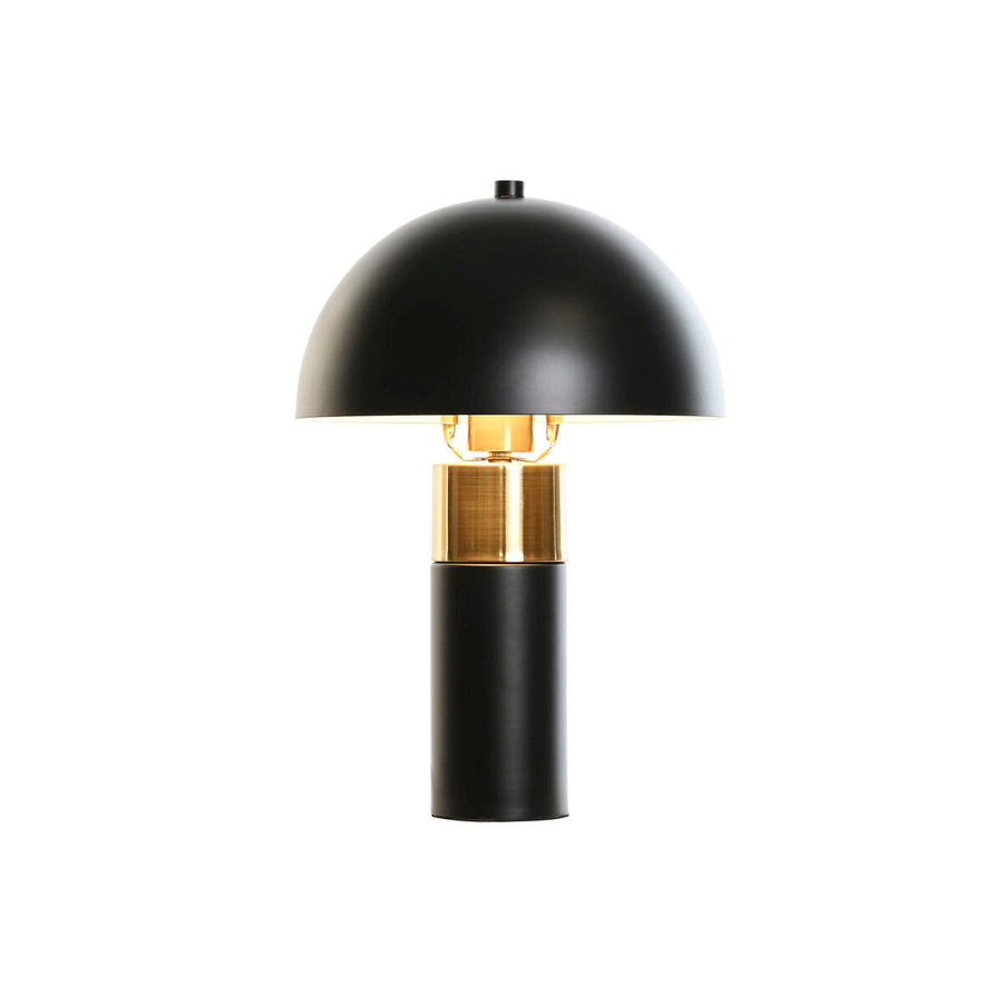 Svetilka namizna DKD Home Decor Črna Zlat Kovina 220 V 50 W 24 x 24 x 37 cm