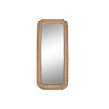 Stensko ogledalo Home ESPRIT Naraven Kovina 76,5 x 5,5 x 172,5 cm